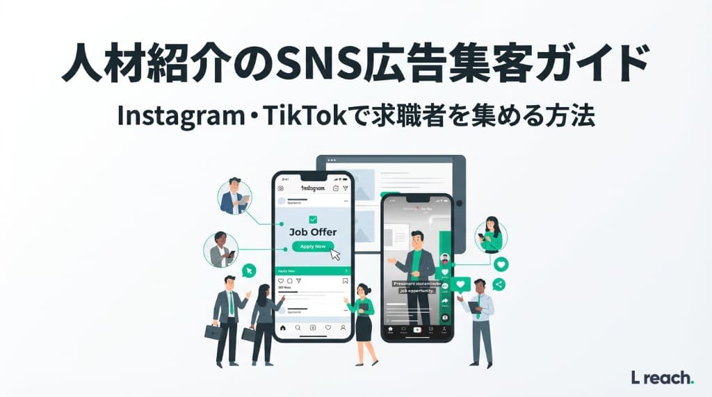 人材紹介のSNS広告集客｜4媒体比較と費用対効果のコツ